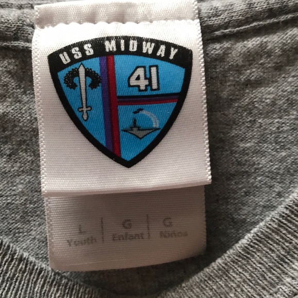 USS Midway Boys T-shirt - Picture 3 of 4